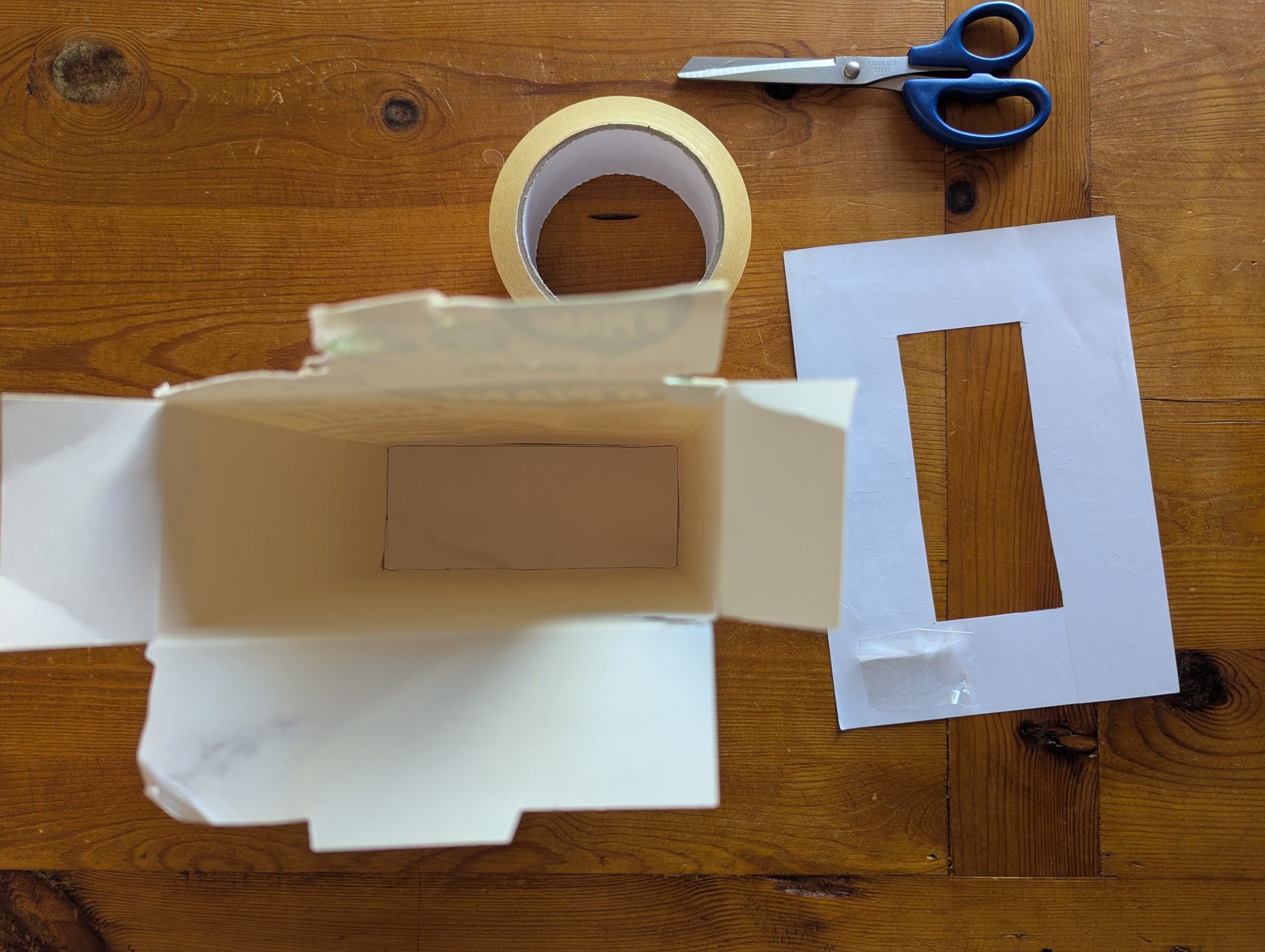 how to make a pinhole viewer for eclipse