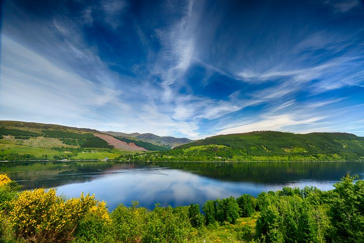 Beautiful Reflections Over Loch Tay, Scotland Beautiful Reflections Over Loch Tay, Scotland