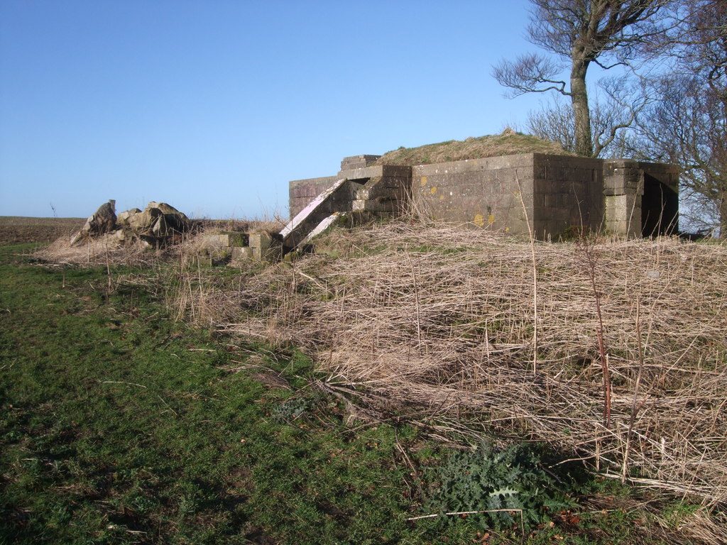 Second World War C series observation post and control point for bomb decoy site, Liddington Hill