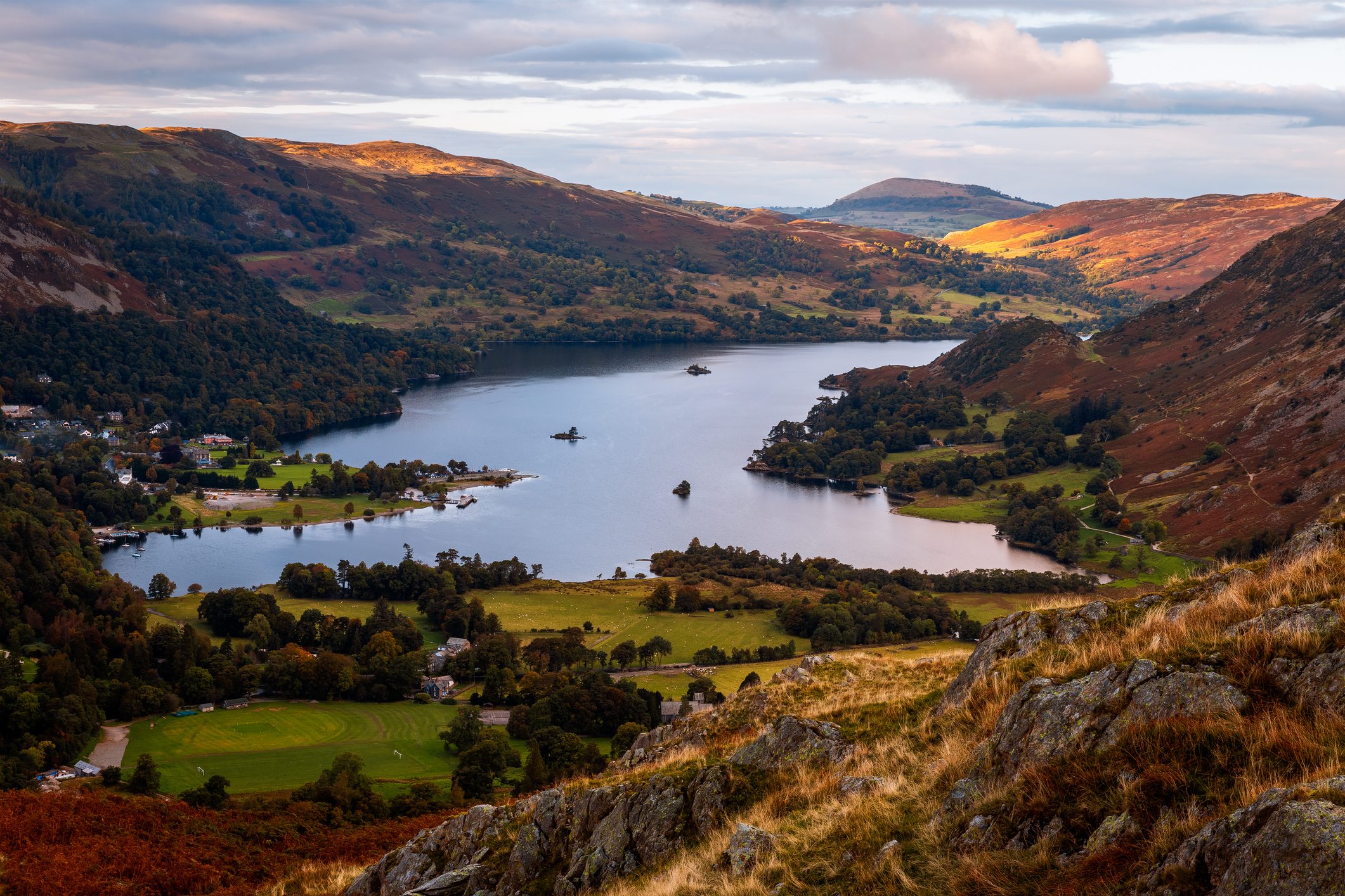 Ullswater, Penrith, Lake District, Cumbria, England view of lake