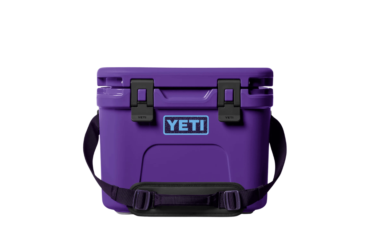 The YETI Roadie 15 in Pace Purple.