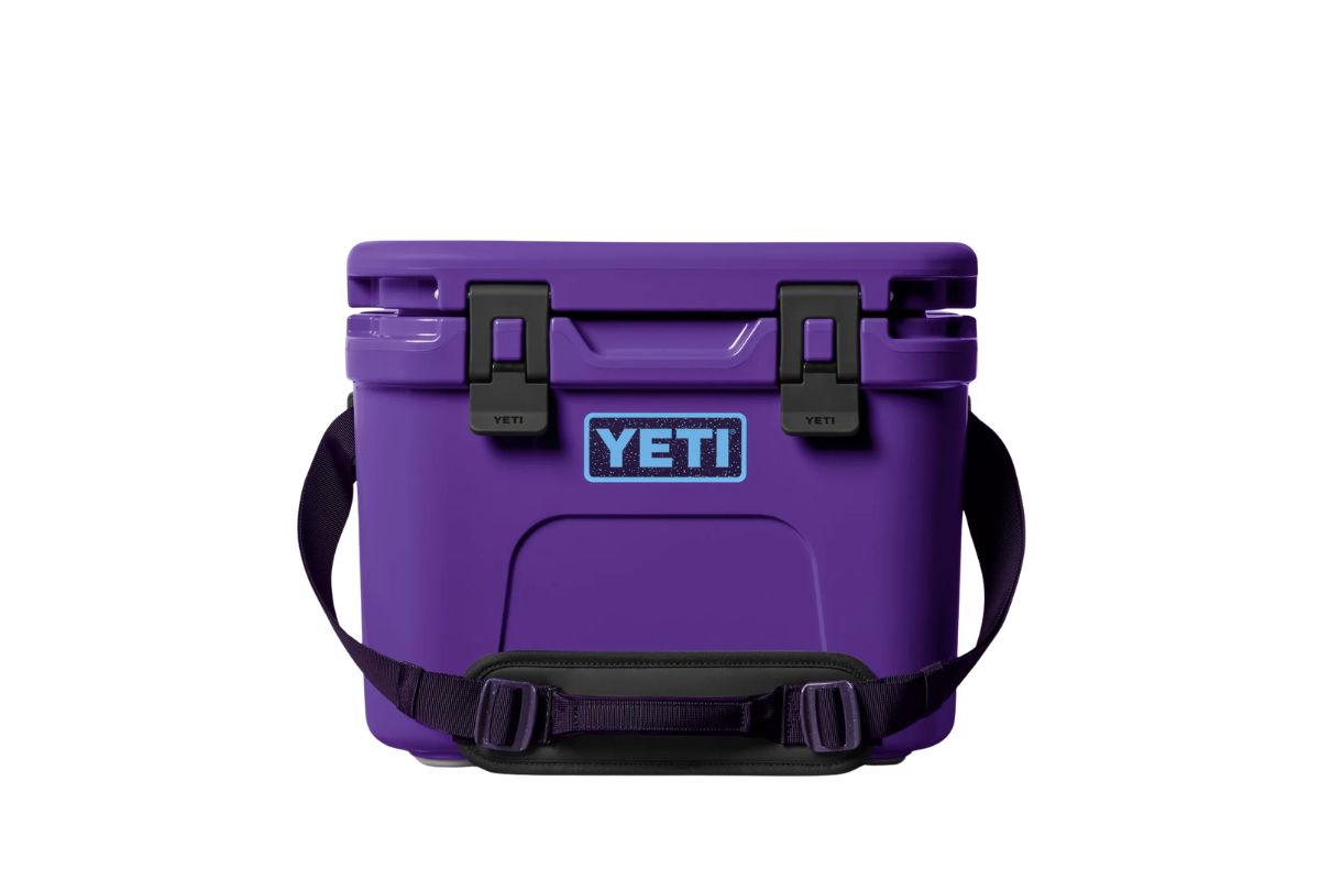 The YETI Roadie 15 in Pace Purple.