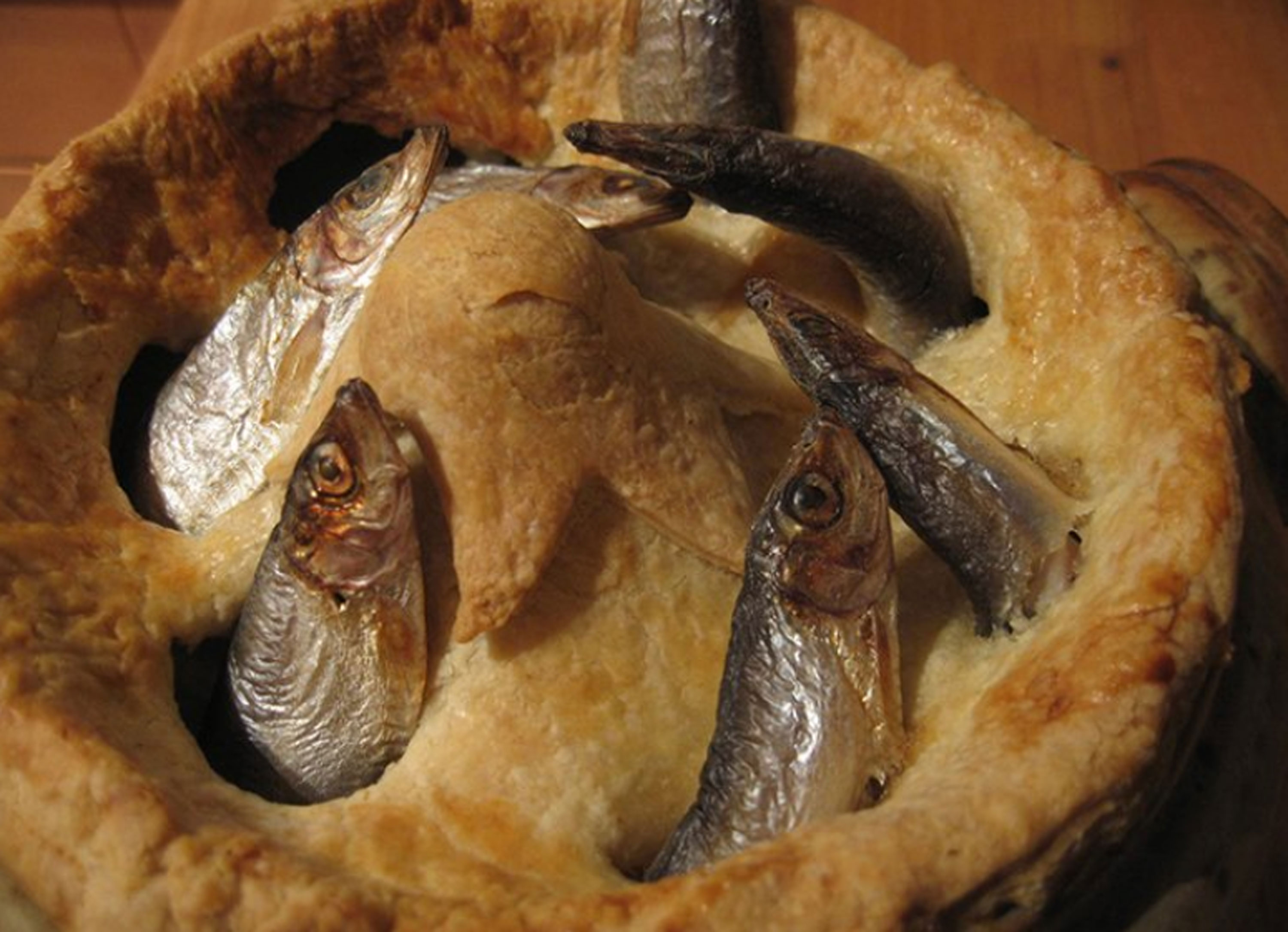 Stargazy Pie (Image by: The Cornish Fishmonger) Stargazy Pie (Image by: The Cornish Fishmonger)