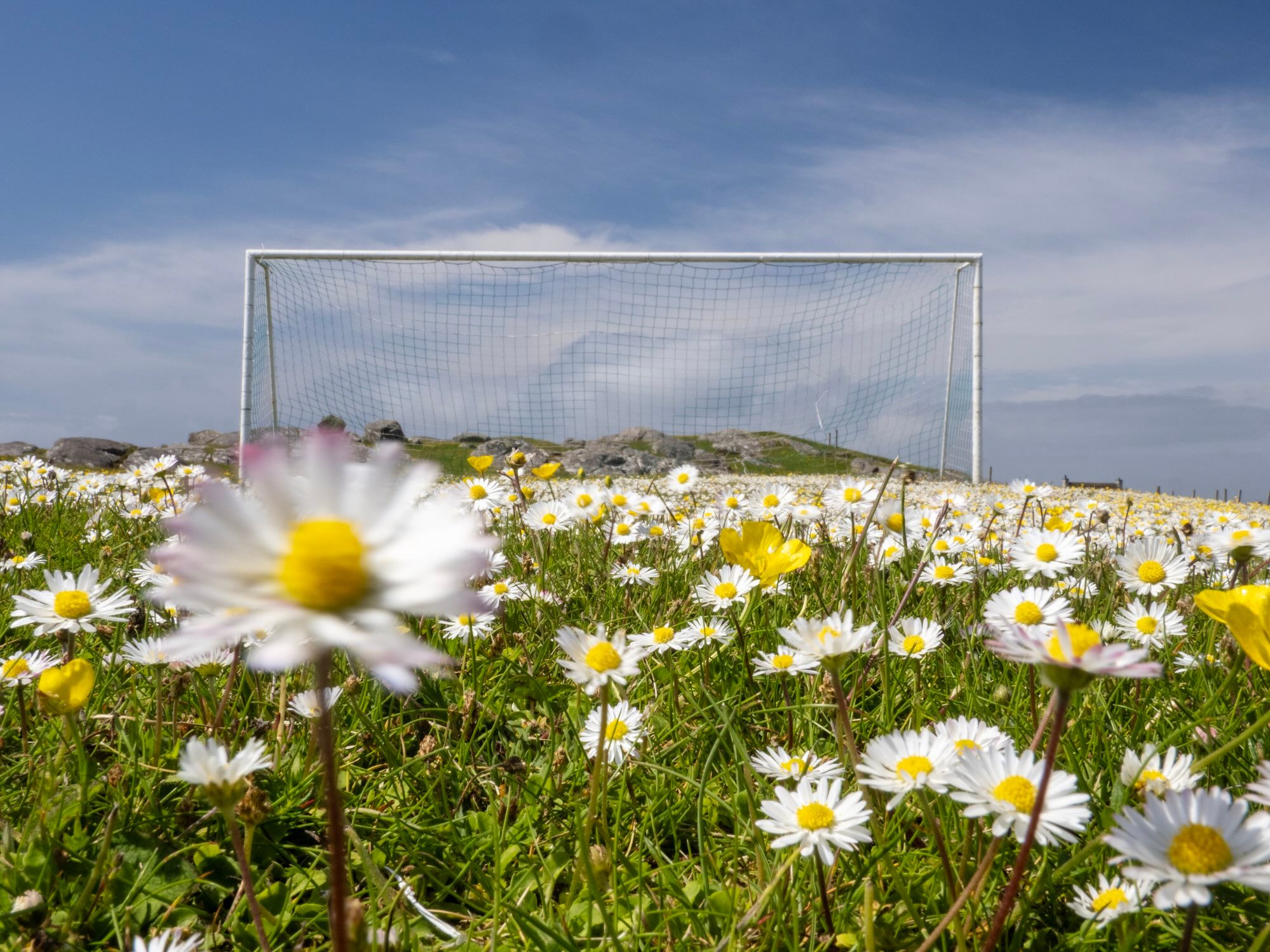 Eriskay football pitch, Scotland