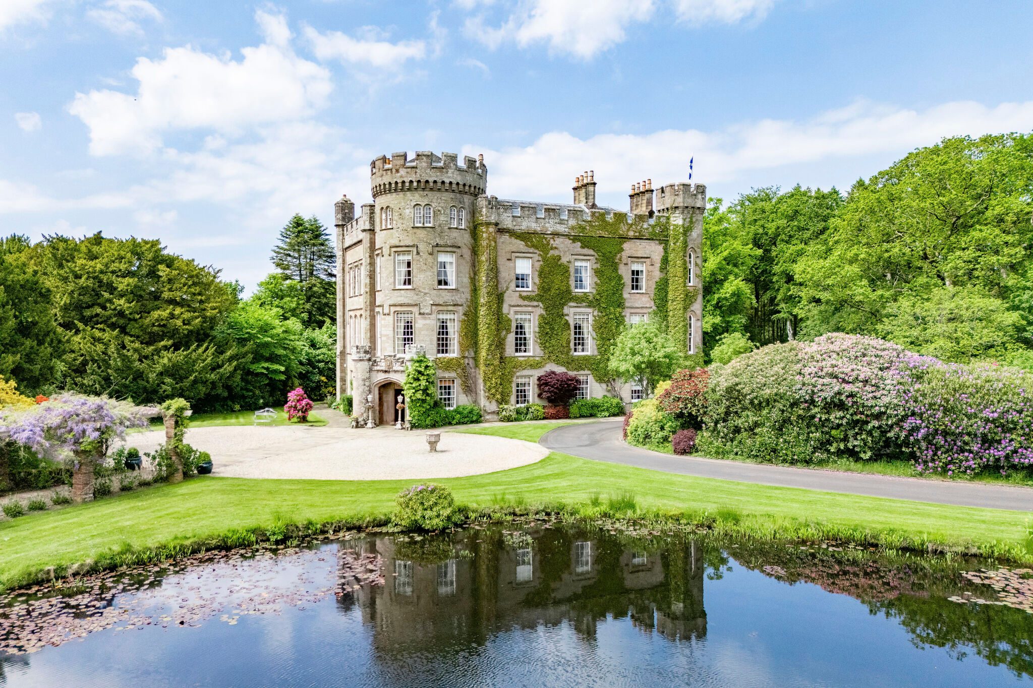 Cloincard castle seen from the front