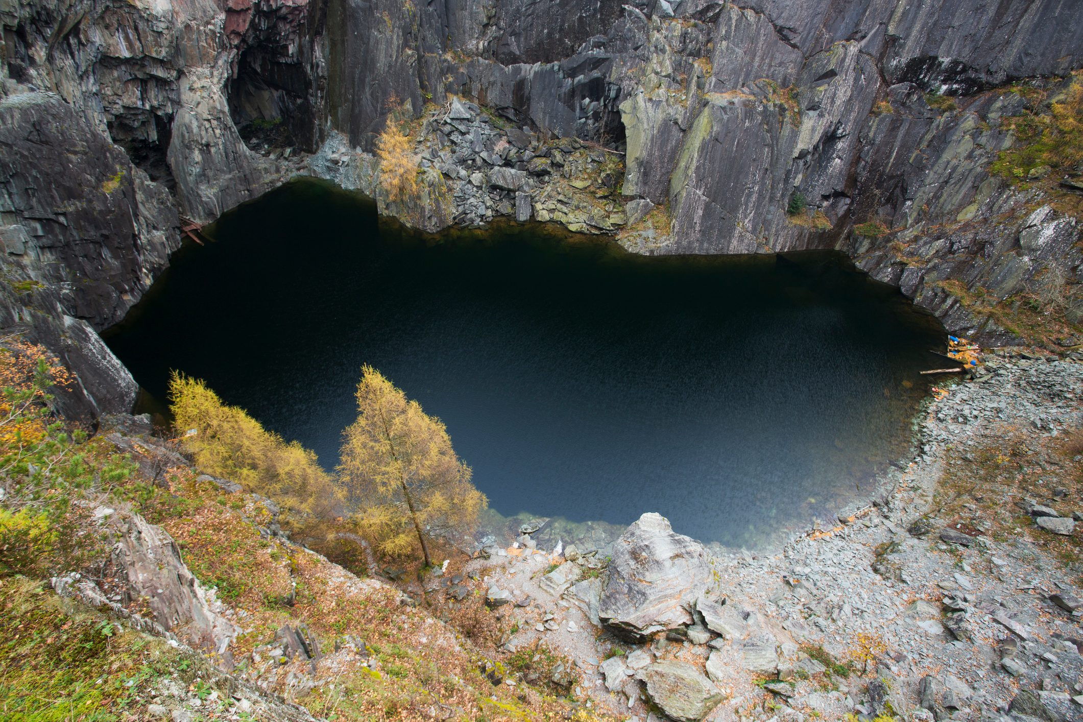 Hodge Close, a slate quarry in the Lake District, Cumbria, England, UK