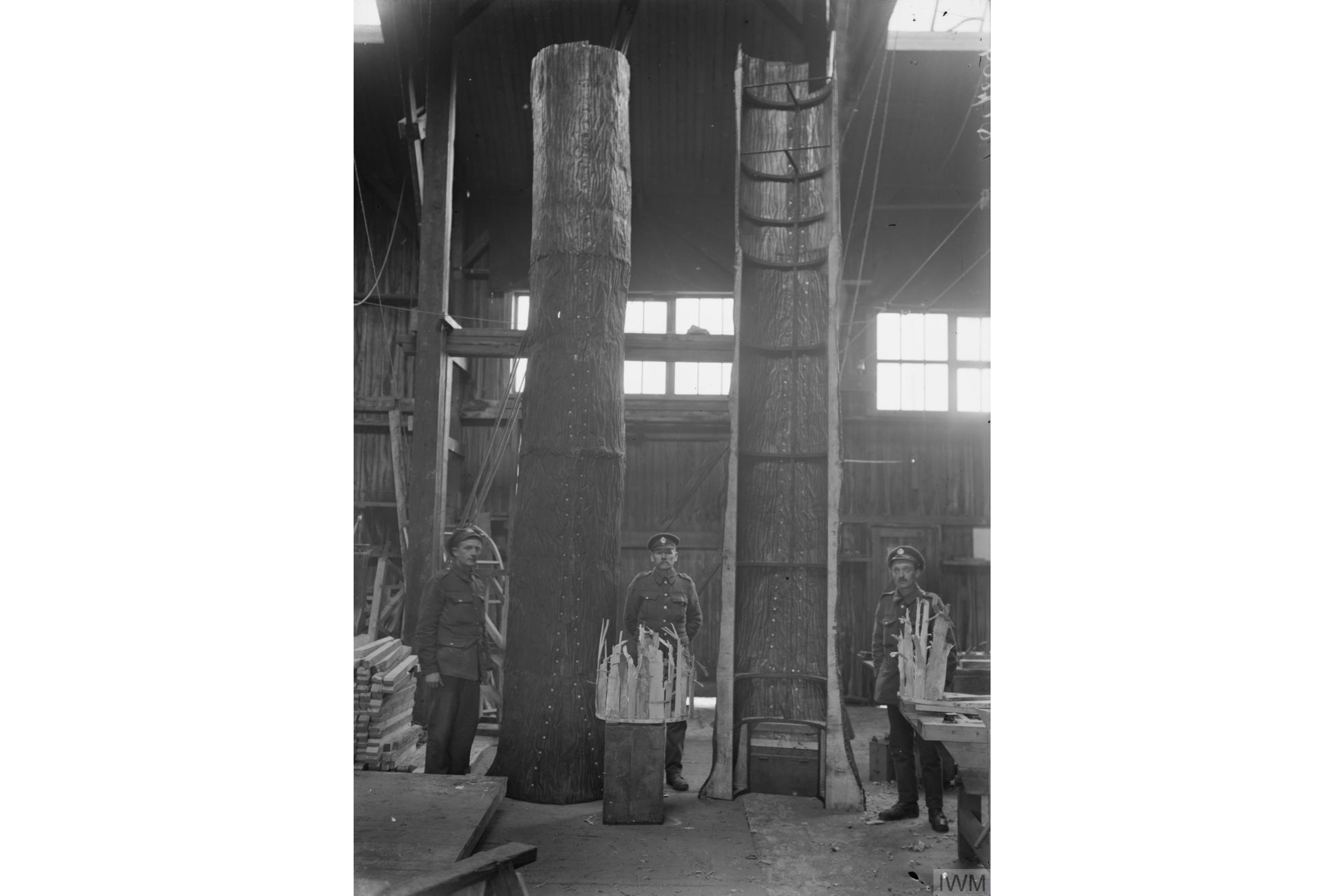 construction of the iron tree WW1