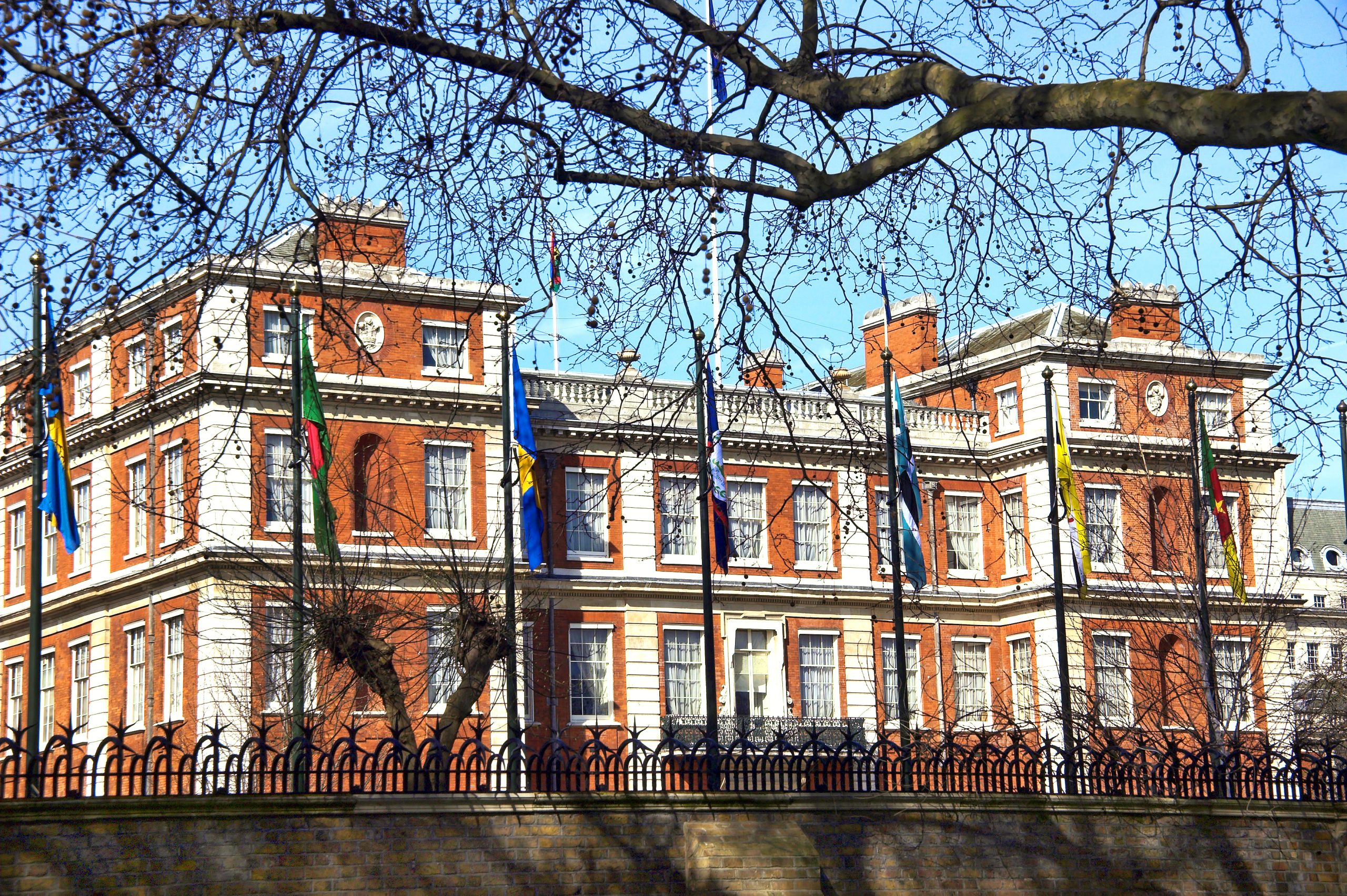 Clarence House seen from the front 