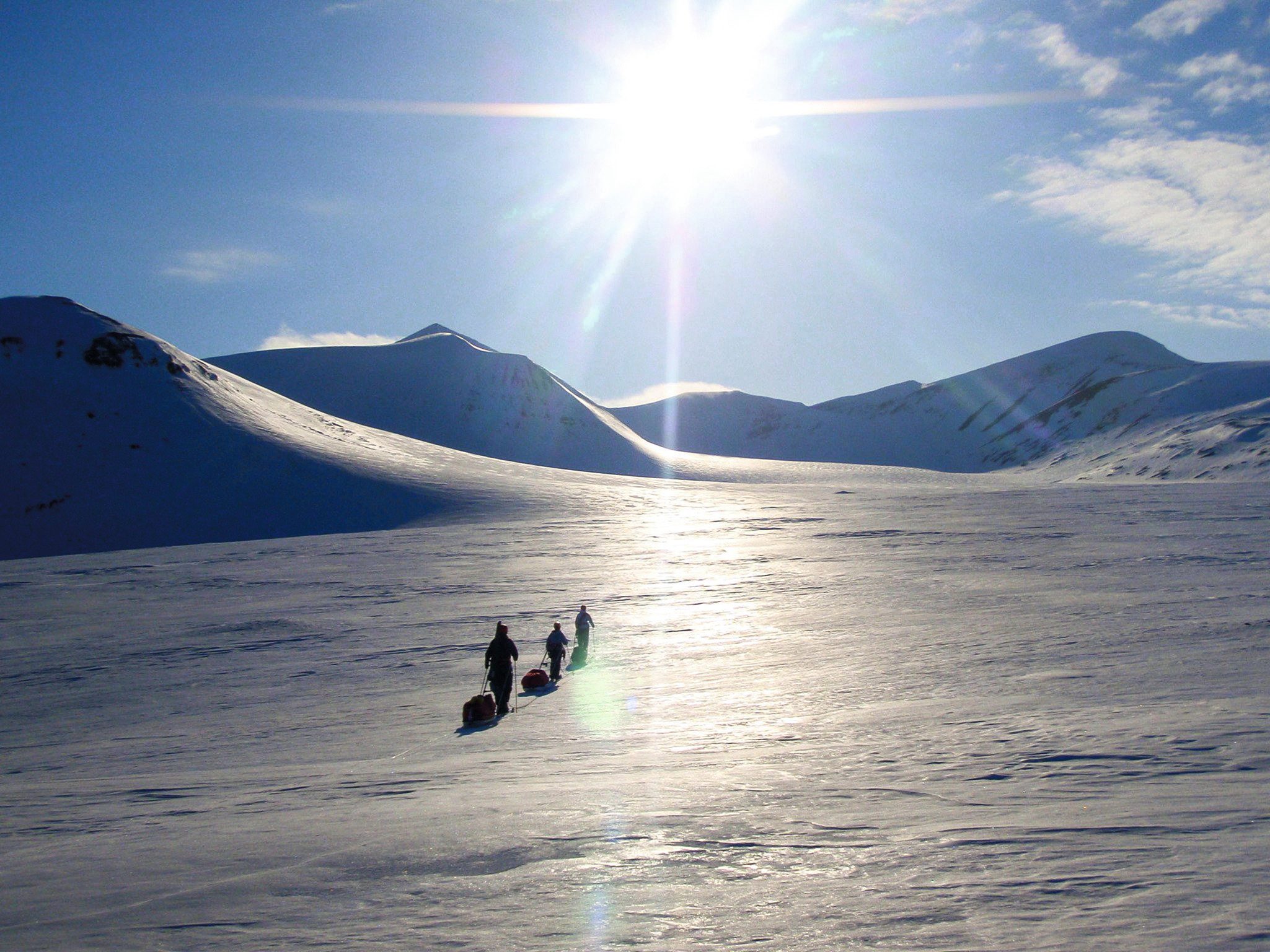 snow mountains