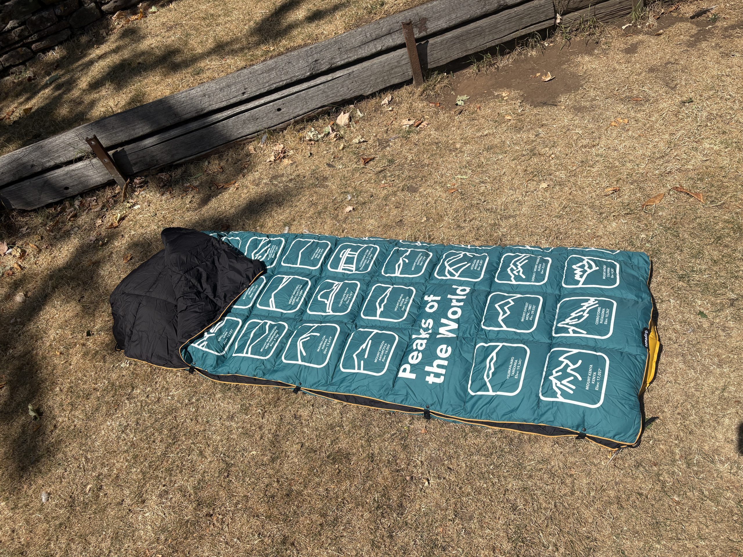 Nomadix puffer blanket