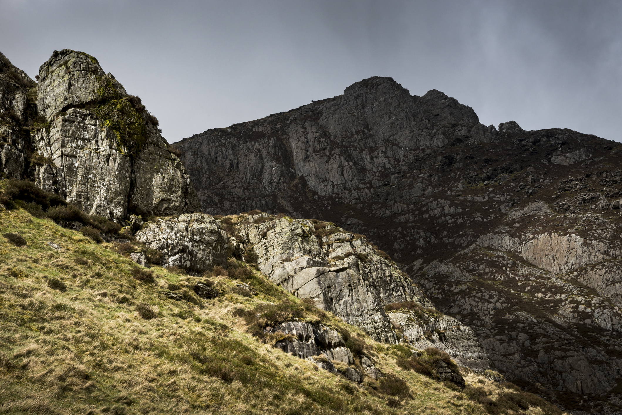 A mountain in the Snowdonia National Park, North Wales