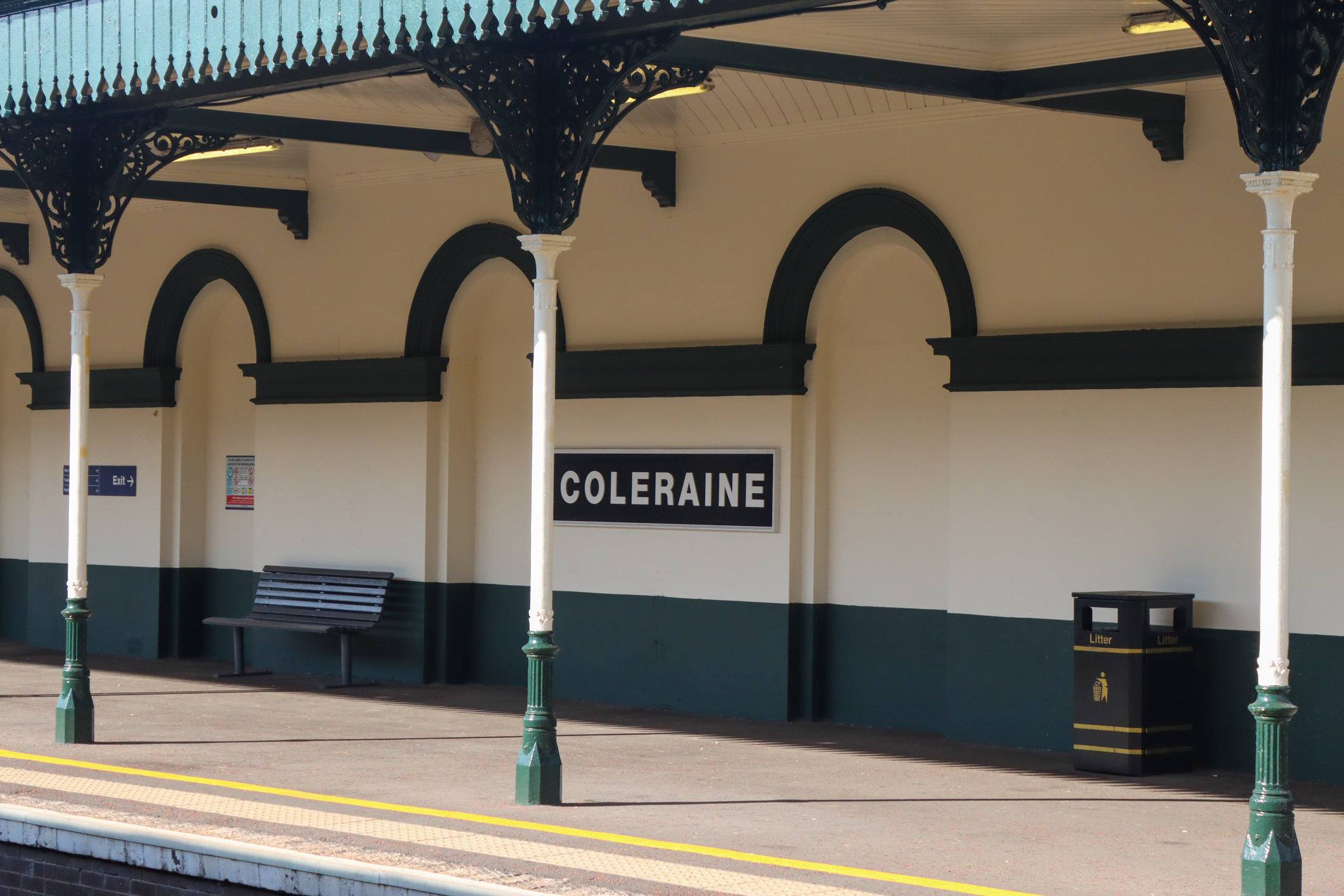 Train station in Coleraine