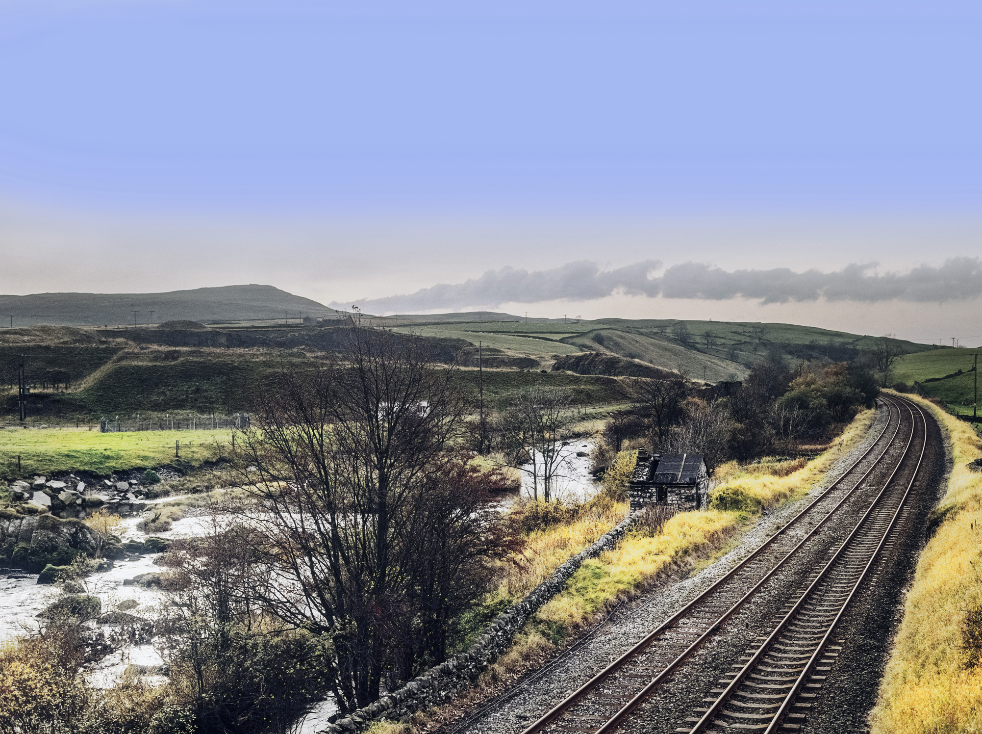 A snapshot of the Settle-Carlsile Line in England